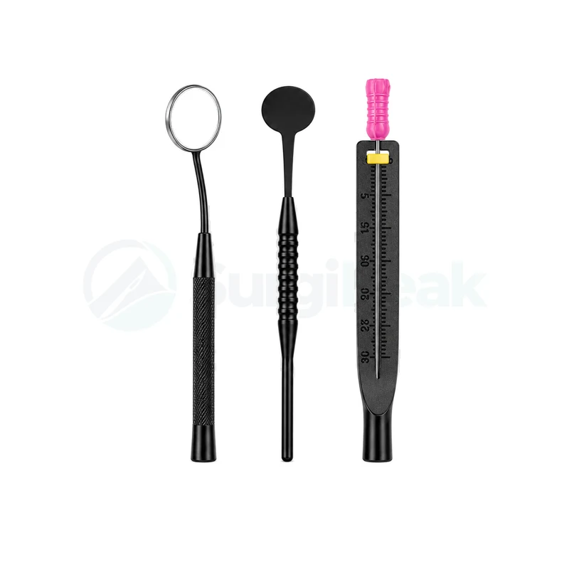 3-in-1 Mouth Mirror with Tongue Depressor & Ruler