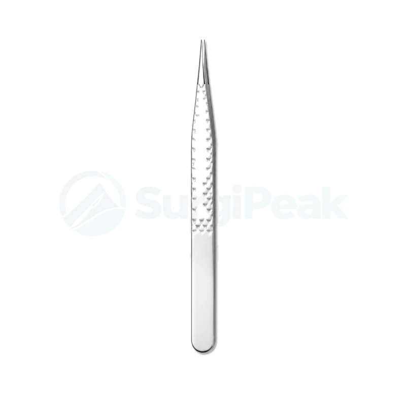 90 Degree Eyelash Tweezers Nude 12 cm
