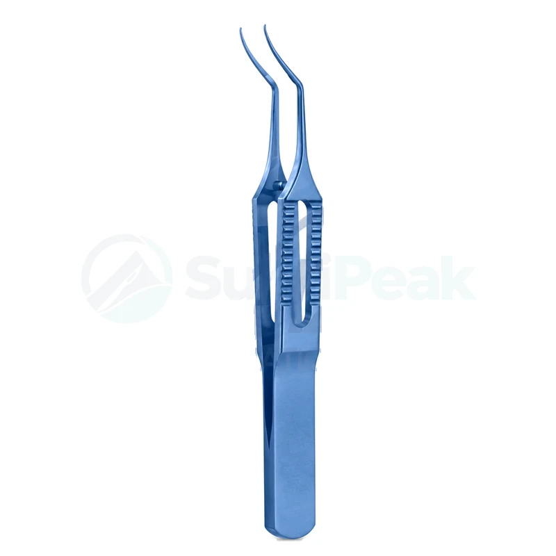 Capsulorhexis Forceps Angled Straight Titanium