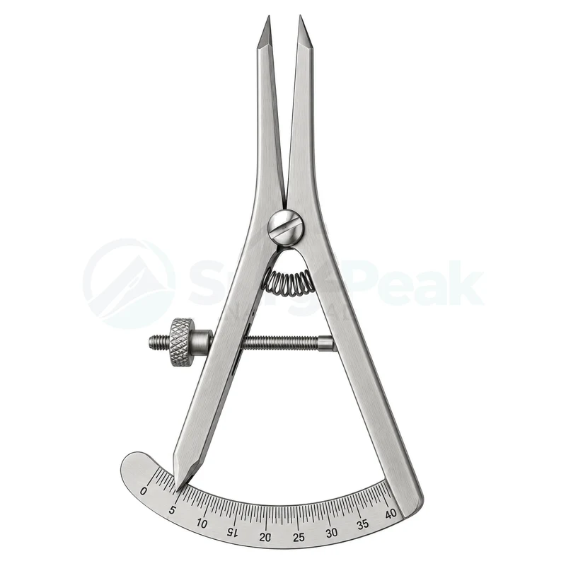 Castroviejo Caliper 3½″ Straight 0–40mm