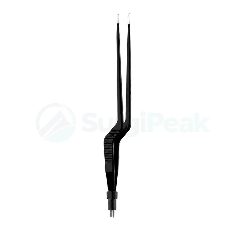 Cushing Bipolar Bayonet Forceps 18 cm 1 mm Tip