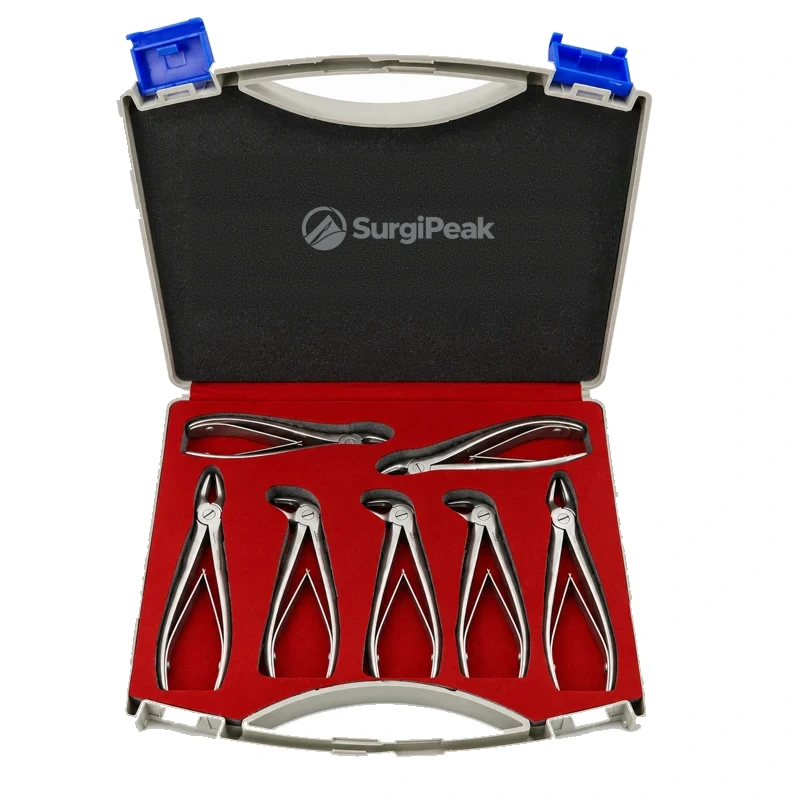 Dental Extraction Forceps Kit Premium Set of 7