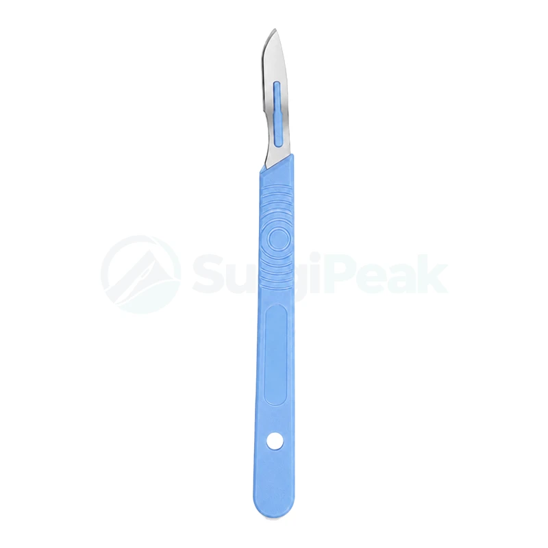 Disposable Scalpel with Plastic Handle