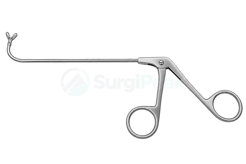 Frontal Sinus Recess Giraffe Forceps 45° Curved Up