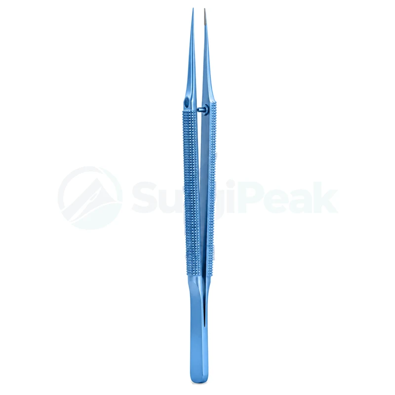 Micro Forceps Straight 0.4mm Titanium 6.3″