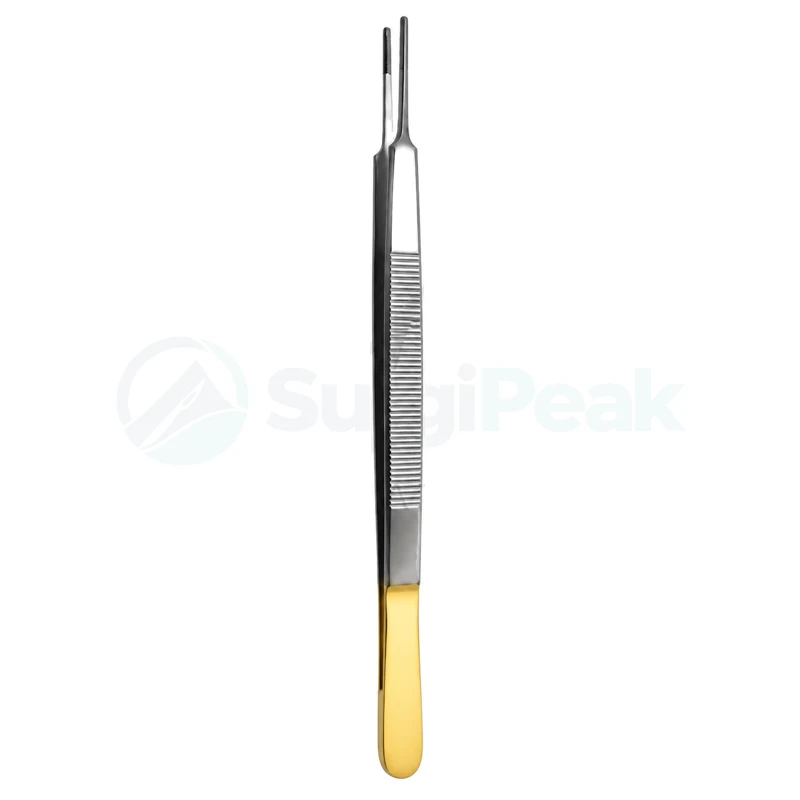 Ophthalmic Gerald Delicate Tissue Forceps 18cm