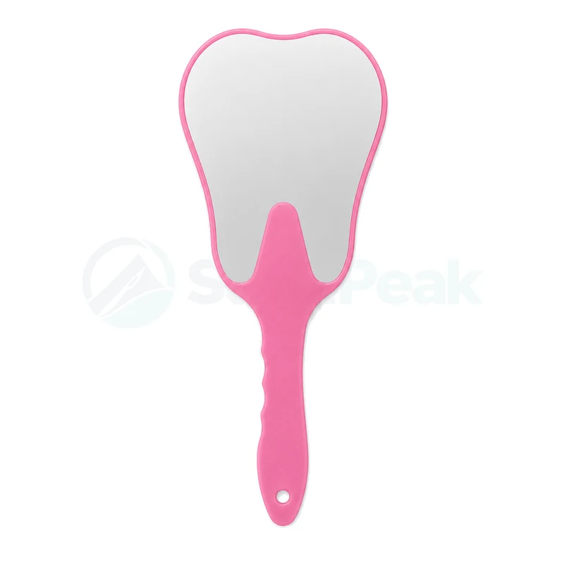 Pink Dental Hand Mirror