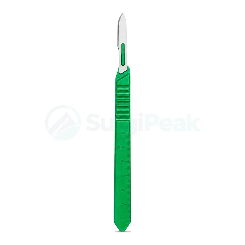 Premium Disposable Scalpel Sterile Surgical Blade with ABS Handle