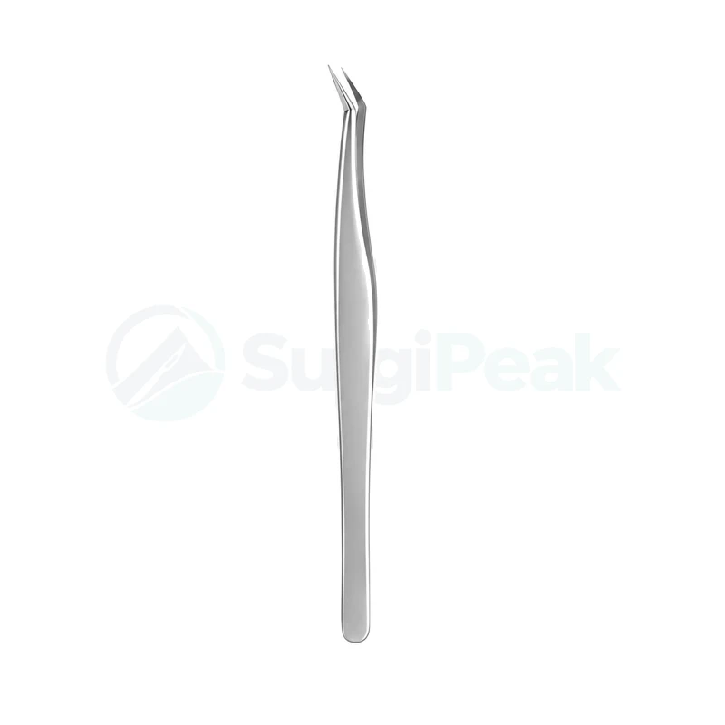 Professional Curved Lash Tweezers 12 cm