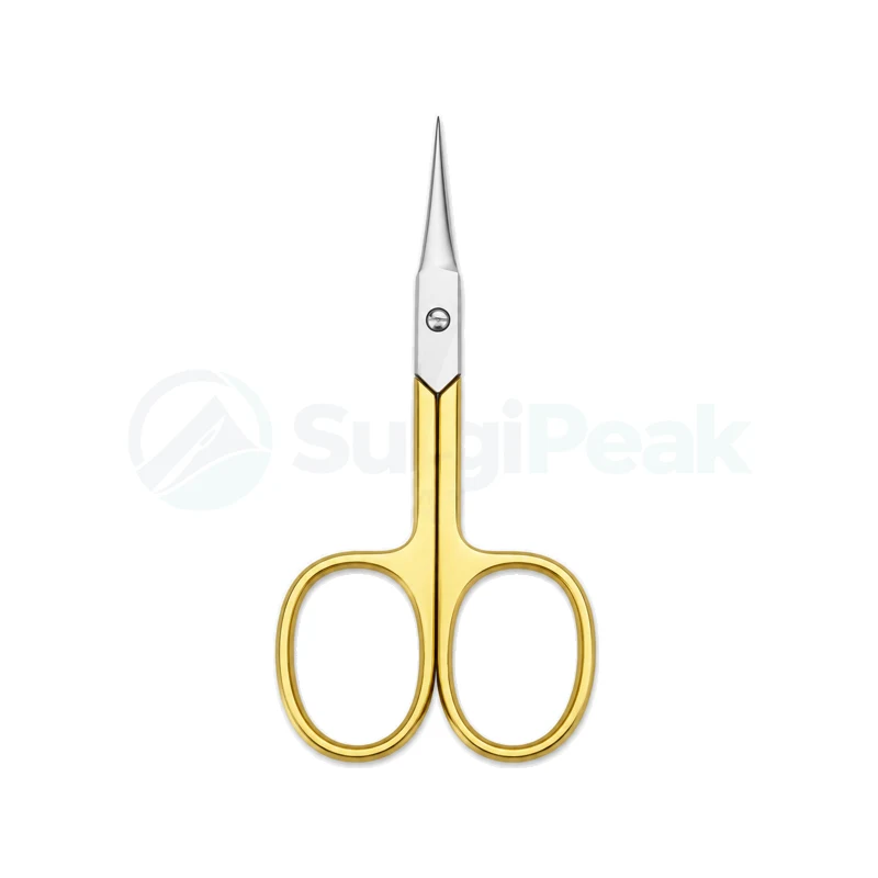 Professional Gold Cuticle & Nail Scissors