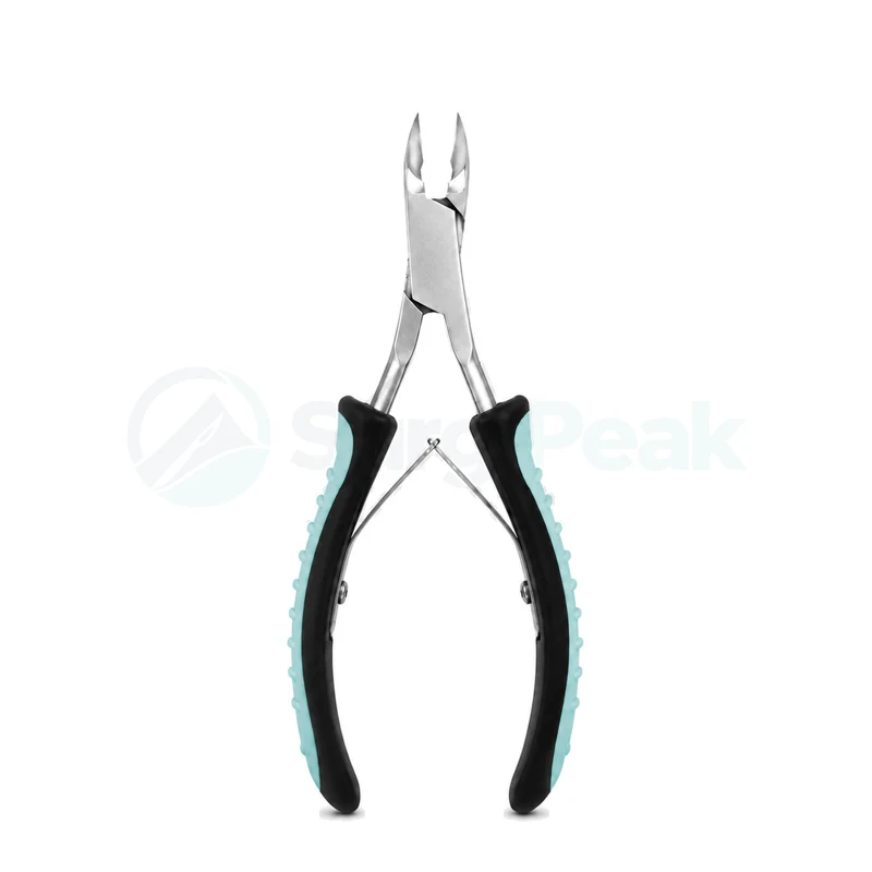 Professional Stainless Steel Cuticle Cutter Non-Slip Nail Nippers