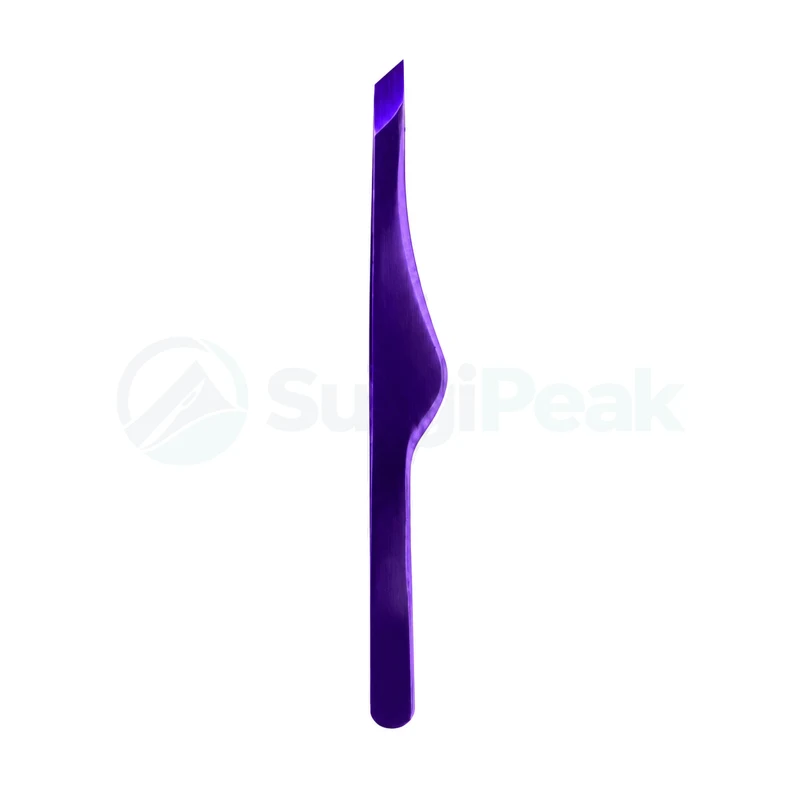 Purple Slant Tip Easy Tweezer