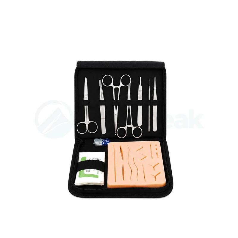 Surgical Instruments Best Quality Kit with Suture Practice Pad