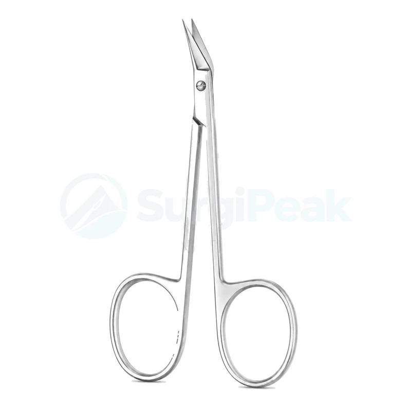 Wilmer Eye Scissors Angled 10cm